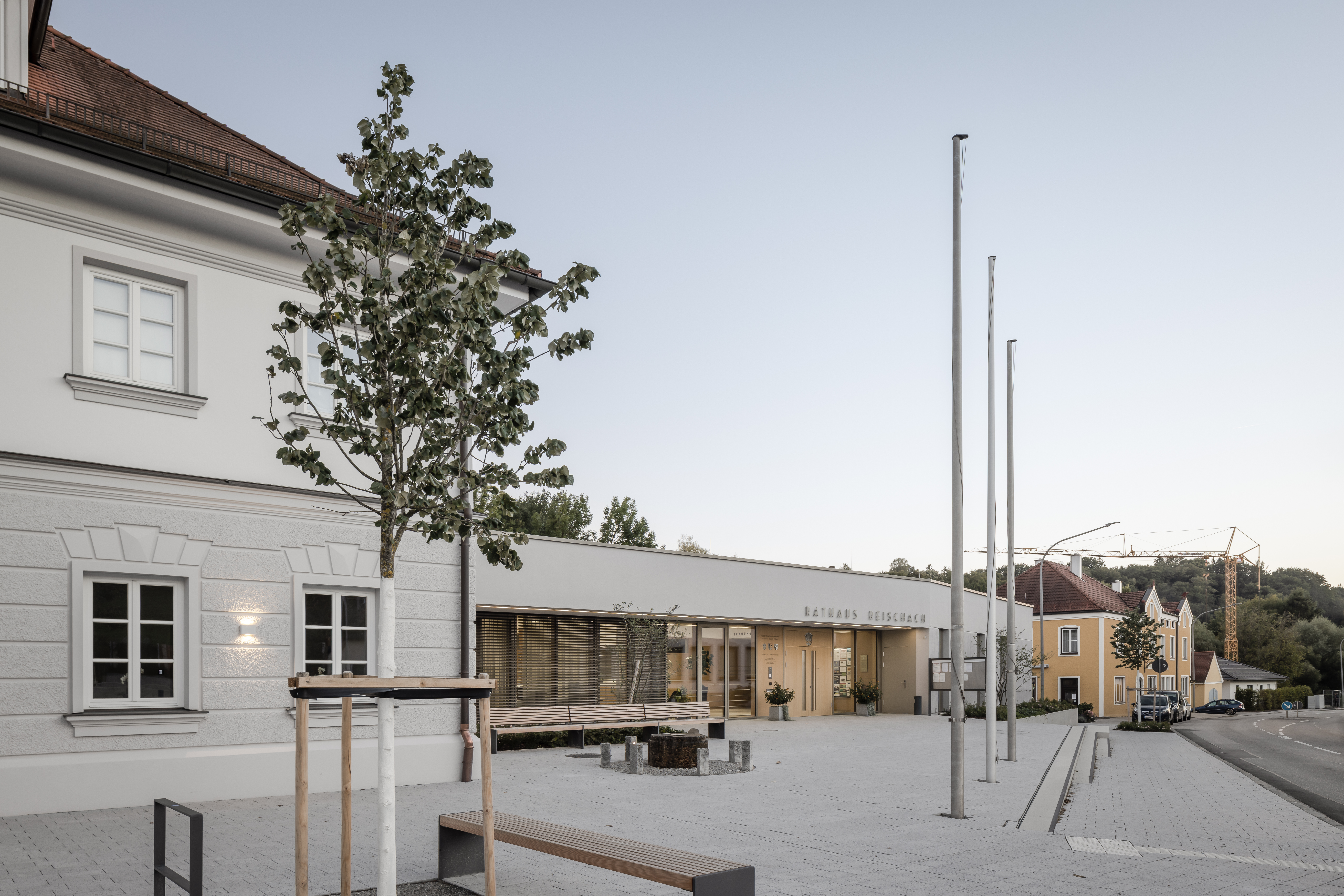 Rathaus Reischach Platz